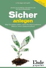 Sicher anlegen