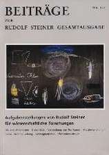 Beiträge zur Rudolf Steiner Gesamtausgabe, Heft 122