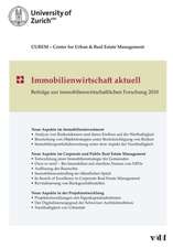 Immobilienwirtschaft aktuell - Beiträge zur immobilienwirtschaftlichen Forschung 2010