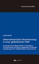 Unternehmerische Verantwortung in einer globalisierten Welt