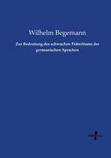 Zur Bedeutung des schwachen Präteritums der germanischen Sprachen