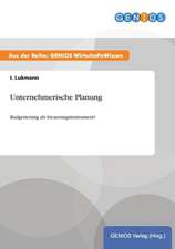 Unternehmerische Planung