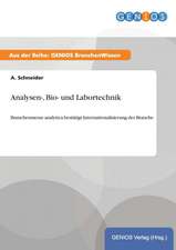 Analysen-, Bio- und Labortechnik