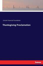 Thanksgiving Proclamation