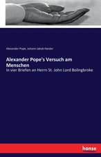 Alexander Pope's Versuch am Menschen