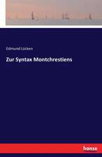 Zur Syntax Montchrestiens