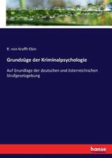 Grundzüge der Kriminalpsychologie