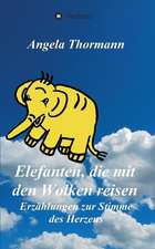 Elefanten, die mit den Wolken reisen