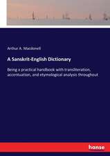 A Sanskrit-English Dictionary