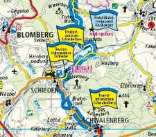 Motorradkarte Weserbergland - Teutoburger Wald 1:200 000