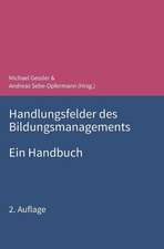 Handlungsfelder des Bildungsmanagements