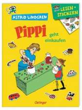 Lesen + Stickern. Pippi geht einkaufen