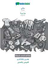 Sindhi (in perso-arabic script) - Algerian (in arabic script), visual dictionary, BW