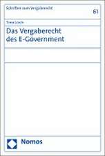 Das Vergaberecht des E-Government