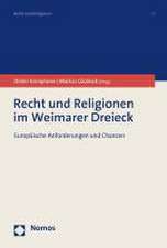 Recht und Religionen im Weimarer Dreieck