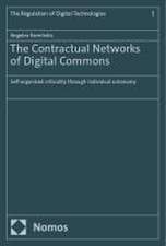 The Contractual Networks of Digital Commons