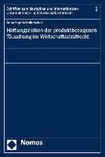 Haftungsrisiken der produktbezogenen Täuschung im Wirtschaftsstrafrecht