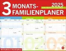 3-Monats-Familienplaner 2025