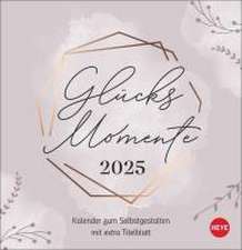 Kreativkalender zum Aufstellen Glücksmomente 2025