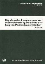 Regelung des Energiestroms zur Drehofenfeuerung bei der Herstellung von Portlandzementklinker