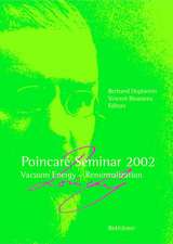 Poincaré Seminar 2002: Vacuum Energy-Renormalization