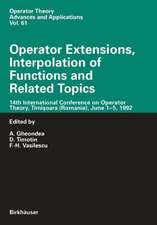 Operator Extensions, Interpolation of Functions and Related Topics