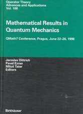 Mathematical Results in Quantum Mechanics: QMath7 Conference, Prague, June 22–26, 1998