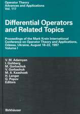 Differential Operators and Related Topics: Proceedings of the Mark Krein International Conference on Operator Theory and Applications, Odessa, Ukraine, August 18-22, 1997 Volume I