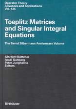 Toeplitz Matrices and Singular Integral Equations: The Bernd Silbermann Anniversary Volume