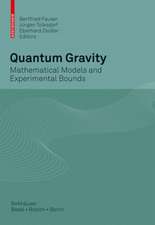 Quantum Gravity: Mathematical Models and Experimental Bounds