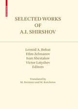 Selected Works of A.I. Shirshov