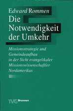 Die Notwendigkeit der Umkehr