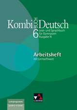 Kombi-Buch Deutsch. Ausgabe N. 6. Jahrgangsstufe. Arbeitsheft N