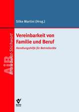 Vereinbarkeit von Familie und Beruf