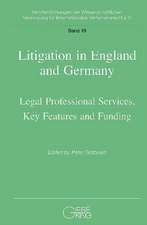 Litigation in England and Germany