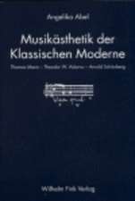 Musikästhetik der Klassischen Moderne