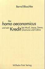 Der homo oeconomicus' und sein Kredit bei Musil, Joyce, Svevo, Unamuno und Céline