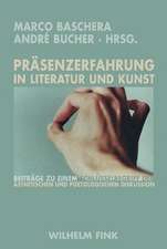 Präsenzerfahrung in Literatur und Kunst