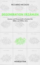 Degeneration erzählen