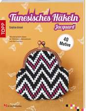 Tunesisches Häkeln Jacquard