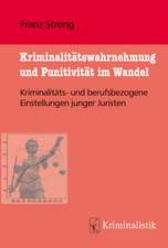 Kriminalitätswahrnehmung und Punitivität im Wandel