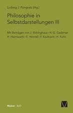 Philosophie in Selbstdarstellungen III: Uber Die Grunde Der Entmutigung Auf Philosophischem Gebiet