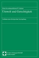 Umwelt und Gerechtigkeit