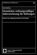 Grundsätze ordnungsmäßiger Jahresrechnung für Stiftungen