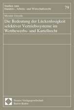 Die Bedeutung der Lückenlosigkeit selektiver Vertriebsysteme im Wettbewerbs- und Kartellrecht