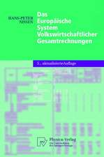 Das Europäische System Volkswirtschaftlicher Gesamtrechnungen