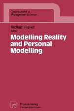 Modelling Reality and Personal Modelling