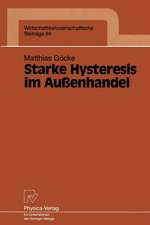 Starke Hysteresis im Außenhandel