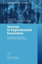 Surveys in Experimental Economics: Bargaining, Cooperation and Election Stock Markets