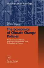 The Economics of Climate Change Policies: Macroeconomic Effects, Structural Adjustments and Technological Change